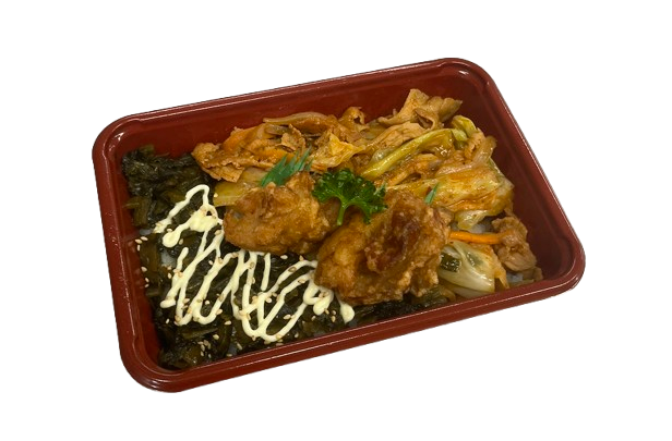 豚キムチ＆タカナ弁当